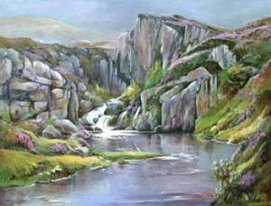 43) Falls at Uist, Oil, Winifred Wilmot